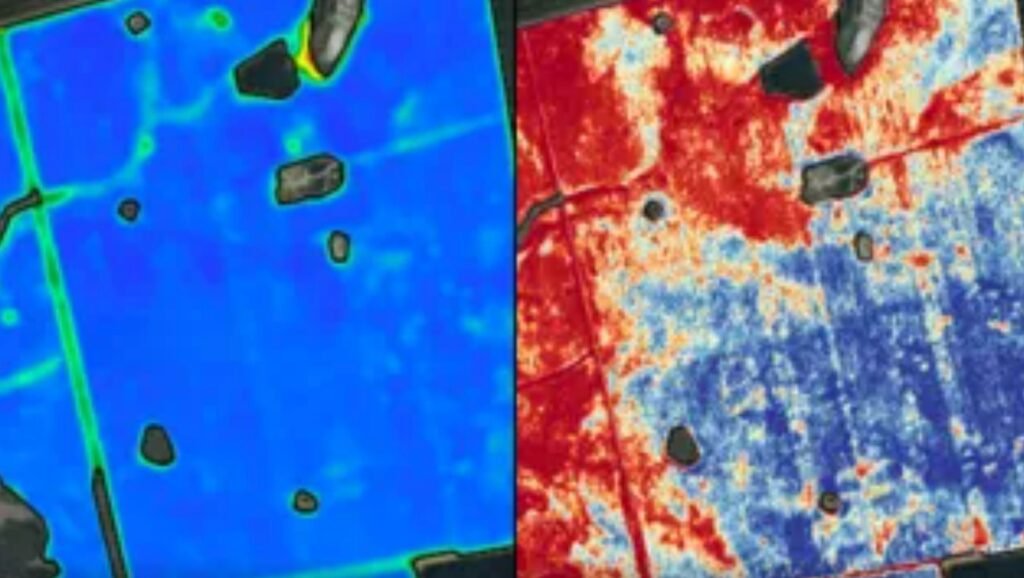 Satelite imagery of farmland