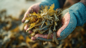 Seaweed as fertiliser